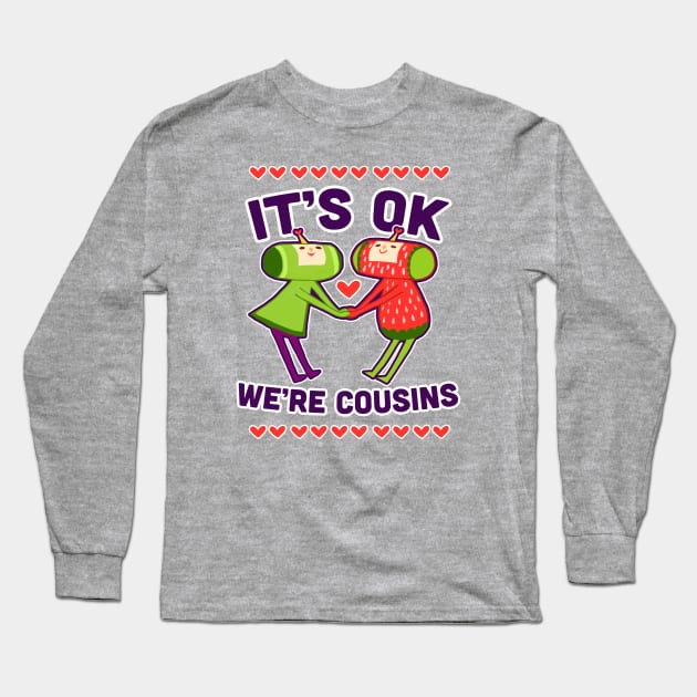 WE'RE COUSINS Long Sleeve T-Shirt by Jingybean